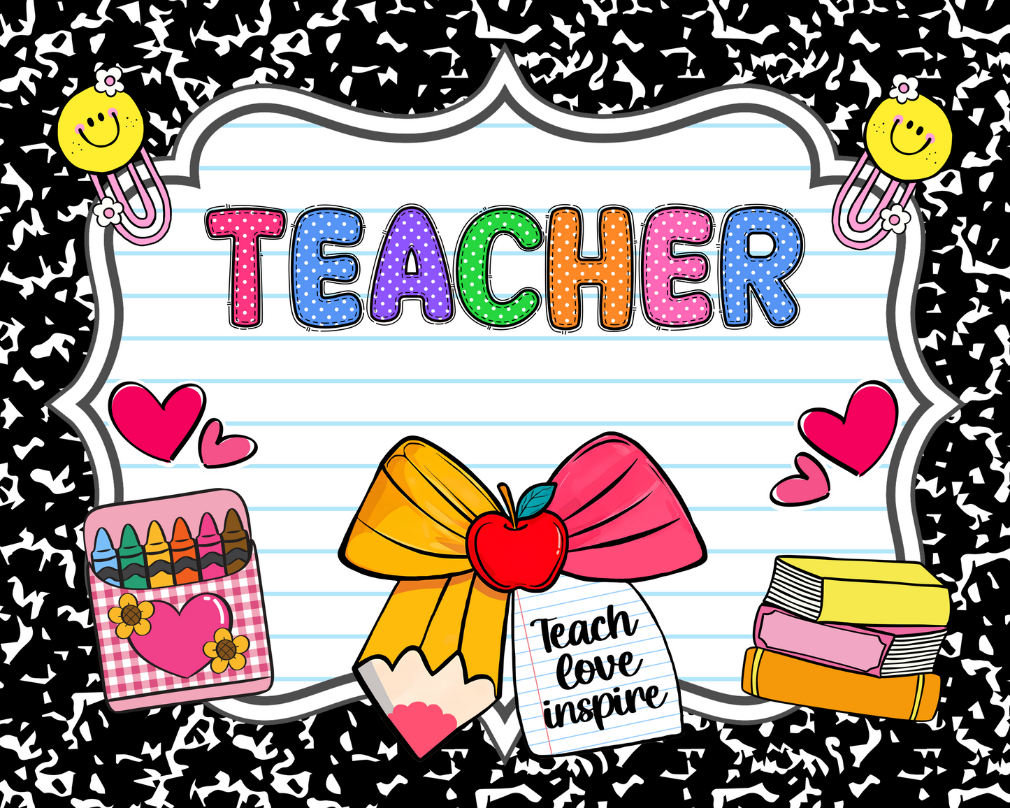 The Teacher Command Center-Mouse Pad
