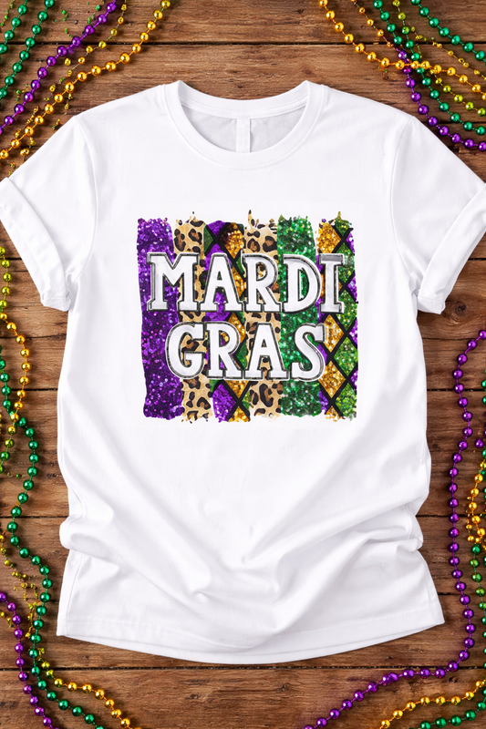 Mardi Gras 10” DTF Transfer-Mardi Mix