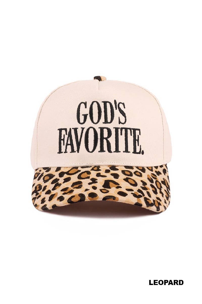God's Favorite Two Tone Canvas Cotton Cap